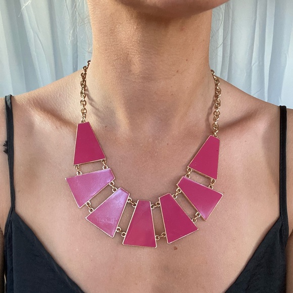 Forever 21 Accessories - Bright pink chunky necklace